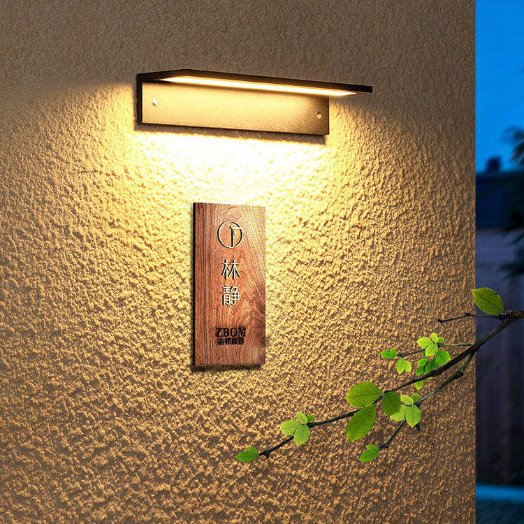 Outdoor Wandlamp Waterdichte LED Lange Moderne IP65 Licht Tuin Binnenplaats Balkon Blaker Armatuur 110V 220V applique murale extérieure