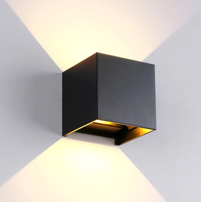 Applique murale led lampe rgb lumière solaire intérieure Led Wandlamp aluminium extérieur IP65 Waterdicht Up Down Lighting applique murale led extérieure