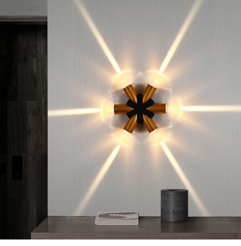 Moderne Simple Créatif Extérieur Étanche Applique LED Cour Lampes Porte Lampe Terrasse Balcon Applique Murale