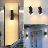 Extérieur Verstelbare Hoek Wandlamp COB Neer Licht Hotel Villa Buitenmuur Enkele Dubbele Kop Wandlamp Eenvoudige Aluminium
