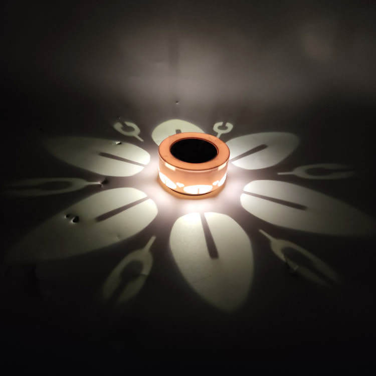 Lumières de jardin lumière LED solaire extérieure rvb couleur changeante lampe de pelouse de voie solaire pour décor de jardin éclairage de paysage