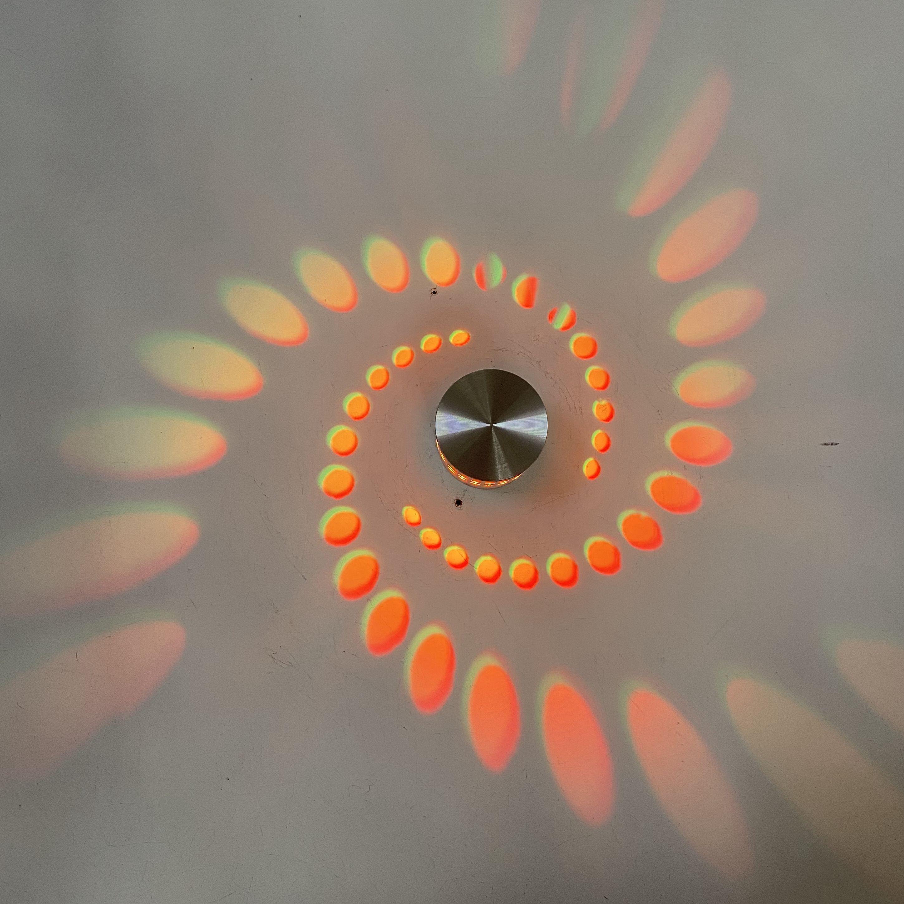 Simple Cercle Fond Décoration Lampes Moderne LED RVB Appliques Murales Salon Chambre Chevet Allée Couloir Éclairage Intérieur