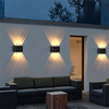 Applique murale solaire haut et bas décoration extérieure jardin cour maison applique murale étanche lumineuse extérieure