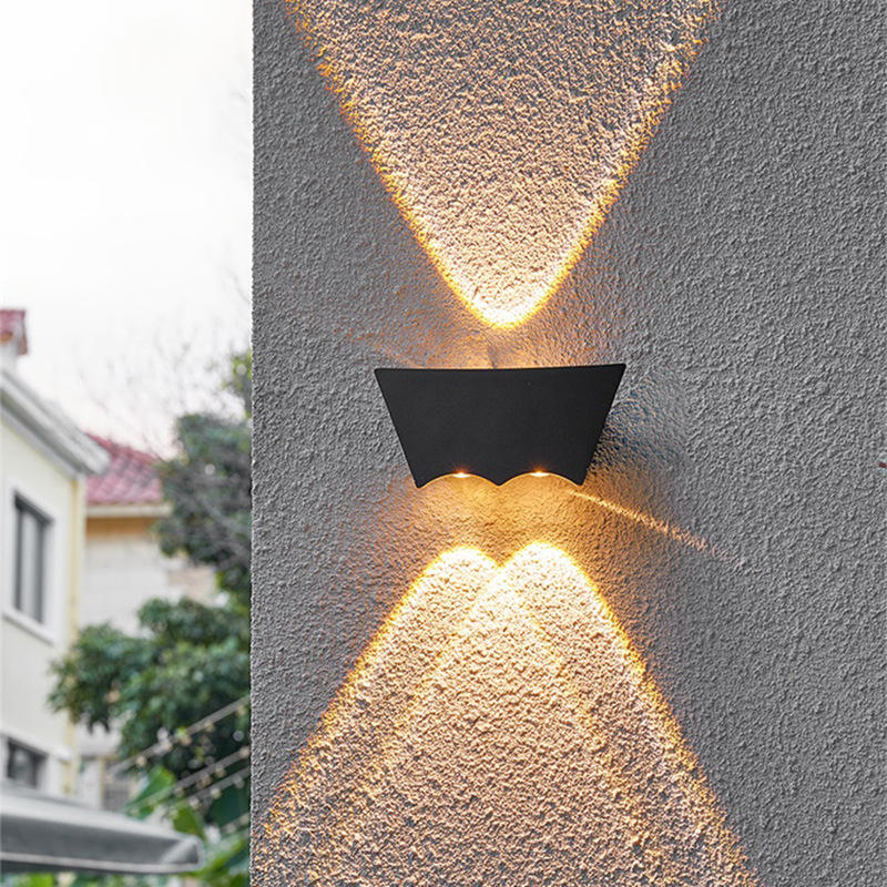 Applique murale moderne à LED étanche IP65 vers le bas 10W éclairage extérieur maison hôtel boutique couloir porche applique murale AC 220V 110V