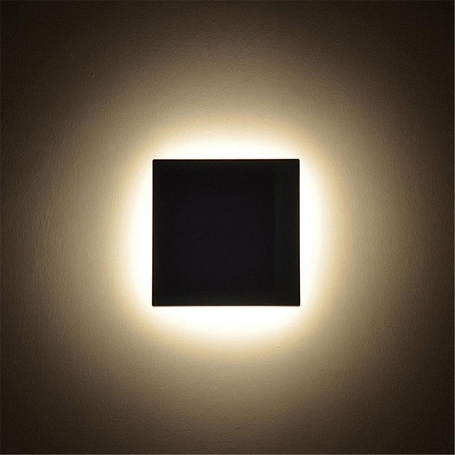 Lampe de mur d'éclipse des lumières menées modernes 150mm et veilleuse intérieure décorative