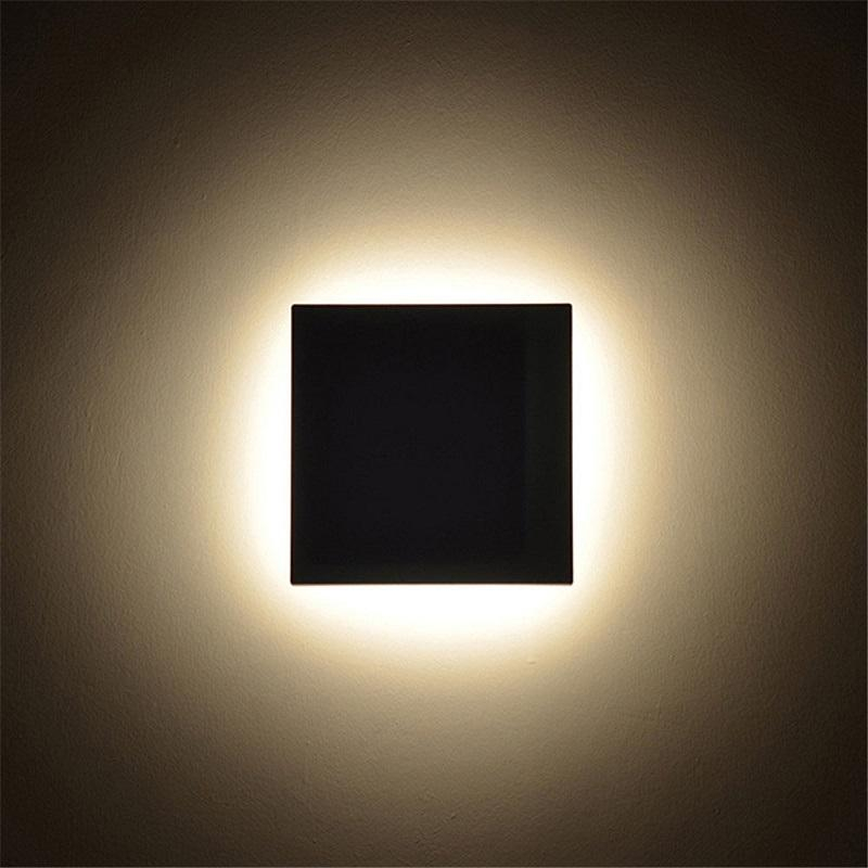 Lampe de mur d'éclipse des lumières menées modernes 150mm et veilleuse intérieure décorative