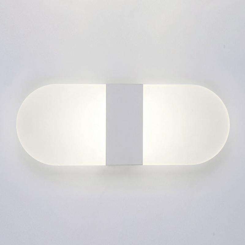 6W Led Light Sliver Acrylique Applique Murale Éclairage Acrylique Applique Rectangulaire Acrylique Tenture Murale Moderne Populaire Veilleuse Prix Usine 