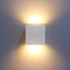 Style industriel 12W AC85-265V étanche IP65 faisceau réglable en aluminium extérieur LED Cube applique murale étanche