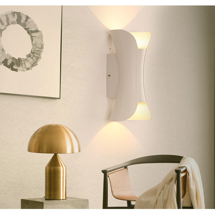 Applique murale étanche 10W applique murale moderne à LED vers le bas éclairage extérieur maison chambre chambre