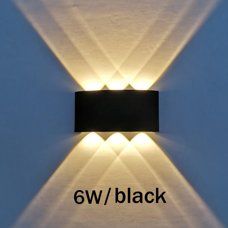 2W ~ 12W bas prix lampe à LED étanche IP65 applique murale cour extérieure balcon Piazza porte escalier décor LED Wandlamp applique