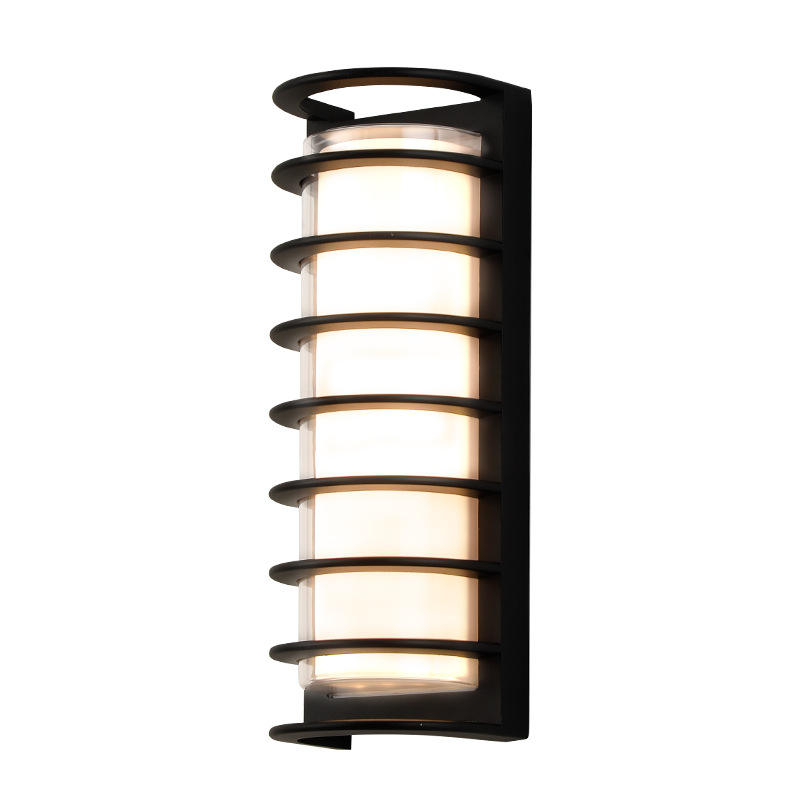Carré rond extérieur acrylique LED applique murale Villa cour extérieur applique escalier allée couloir lampe balcon appliques
