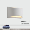 Nouvelle applique murale suspendue moderne tête de lit murale lumière brossé Nickel décor hôtel USB applique murale courbure métal personnalisé lumineux