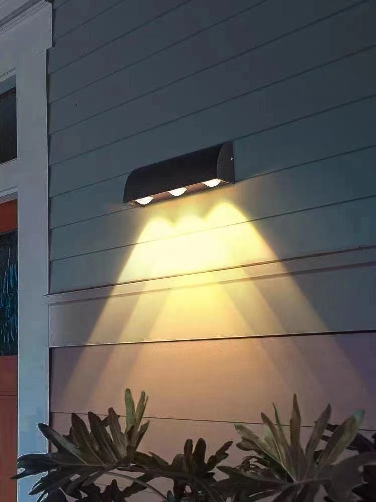 3W Moderne Simple Extérieur Étanche IP65 LED Applique Cour Lampes Jardin Applique Murale Prix Usine