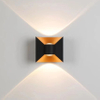 6W arc applique murale LED étanche applique murale prix usine noir et blanc logement jardin ménage lumières décoratives