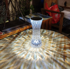 La lampe de table en cristal acrylique RVB fournit une atmosphère créative petite lampe de nuit décorative Lampe de table rechargeable