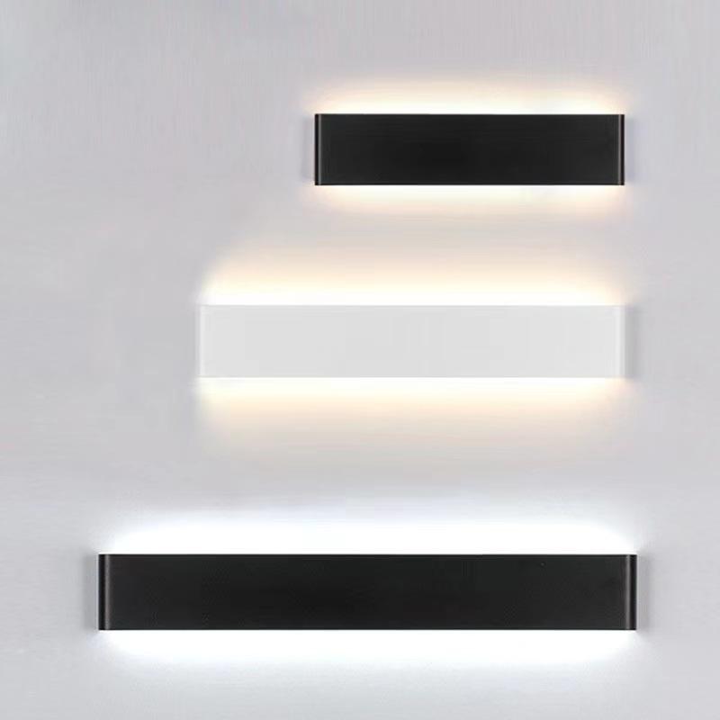 16W 24W 2.4G Longue Applique Murale avec Contrôleur Lampe LED Up And Down Light Applique Murale Intérieure Applique Murale LED Trois Température de Couleur Applique Murale