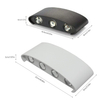 4W 6W 8W 10W 12W ovale haut et bas extérieur étanche applique murale étanche IP65 extérieur applique murale porche jardin lumière
