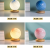 Planète lampe en verre lune Planète lampe décoration chambre chevet veilleuse Creative cadeau d'anniversaire rechargeable lampe de bureau lampe de table