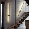 Nordic Slaapkamer Nachtkastje Wandlamp Creatiev Klok Lange Trap Gang Gangpad Woonkamer Achtergrond Wall Art Lampe Café Hôtel