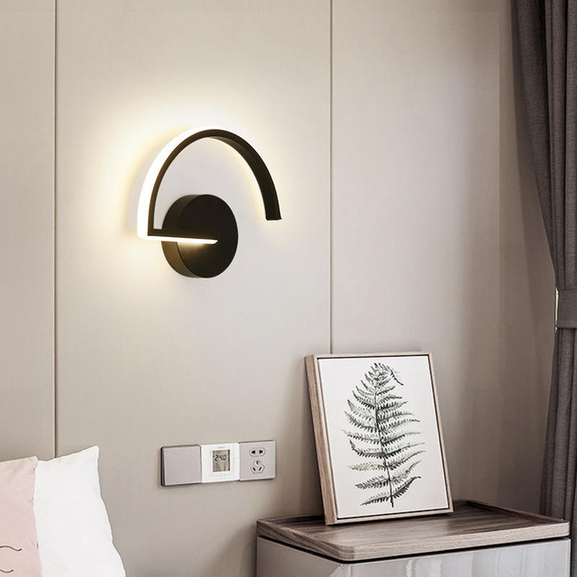 Moderne minimaliste cuivre applique américaine allée couloir chambre chevet étude lampe nordique créatif LED miroir lumière meubles