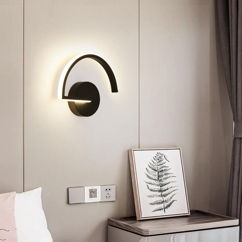 Moderne minimaliste cuivre applique américaine allée couloir chambre chevet étude lampe nordique créatif LED miroir lumière meubles