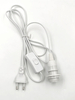 Porte-lampe Cordon E14 US Plug Ampoule Socket Suspension 303 Interrupteur Personnalisé ABS PVC Cuivre Interrupteur Style Lampe À Sel De L'himalaya