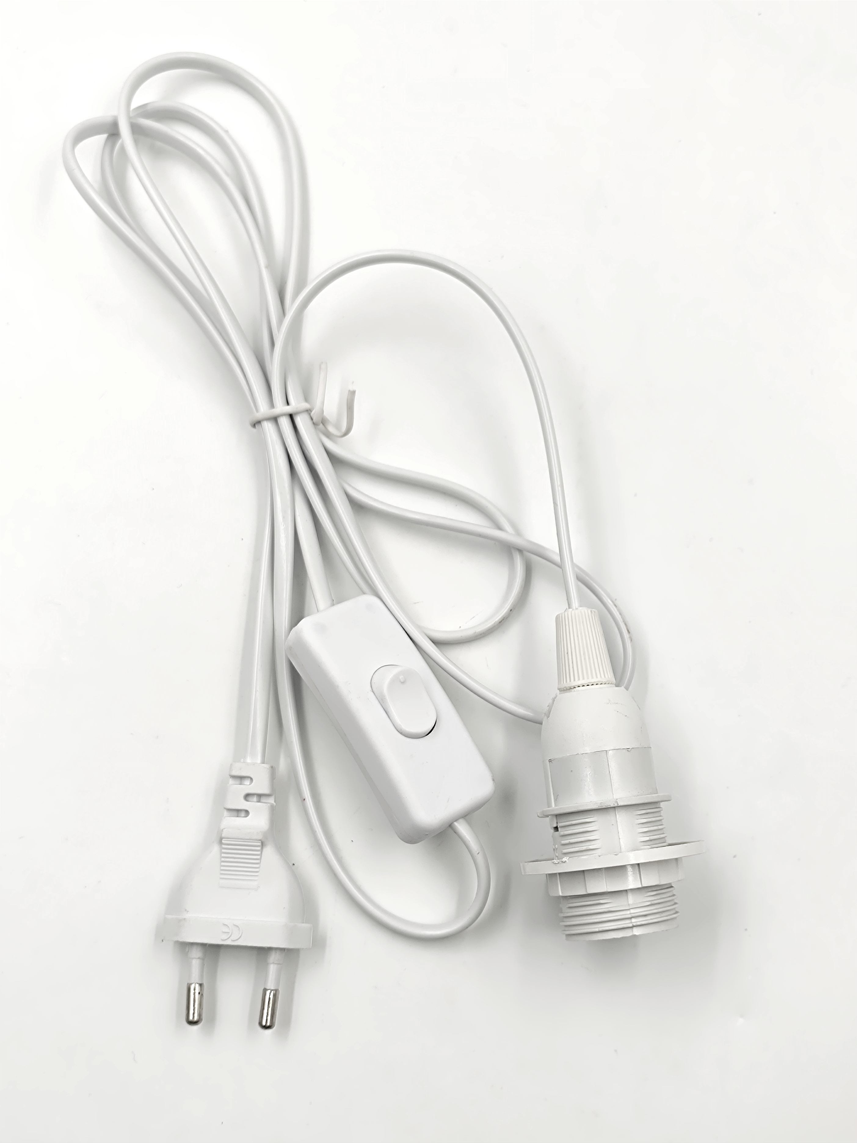 Porte-lampe Cordon E14 US Plug Ampoule Socket Suspension 303 Interrupteur Personnalisé ABS PVC Cuivre Interrupteur Style Lampe À Sel De L'himalaya