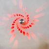 RGB fleur mur LED lampe murale à distance Projection colorée applique murale Luminaire pour fête Bar hall KTV décoration de la maison