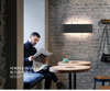 Lampe led intelligente haut et bas lumière 2.4G longue applique murale avec contrôleur applique murale intérieure applique murale LED trois températures de couleur