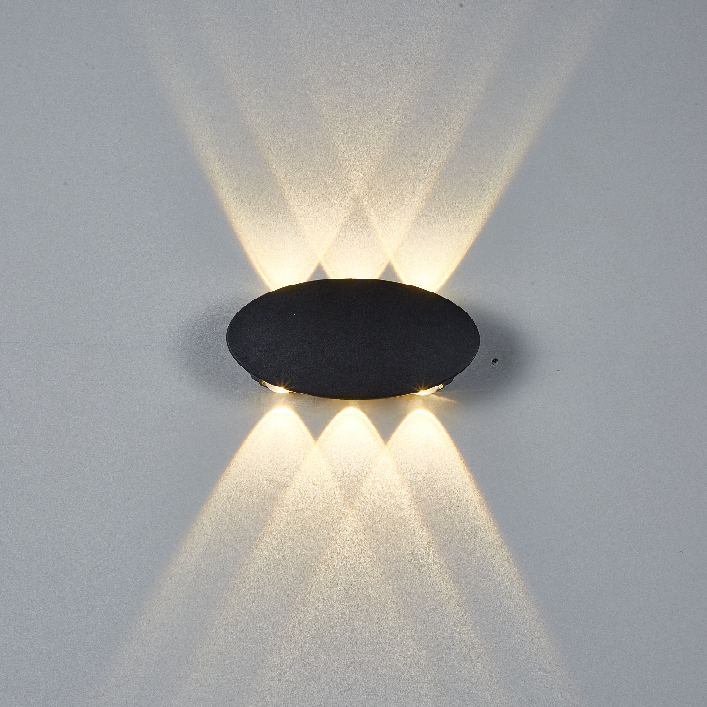 Nouvelle usine en gros IP65 aluminium étanche extérieur haut et bas led appliques murales pour la maison 