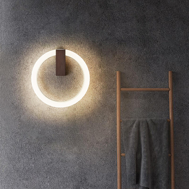Moderne mur LED lampe acrylique 85-265V Simple chambre applique salon chevet escalier décor à la maison intérieur appliques Cottage