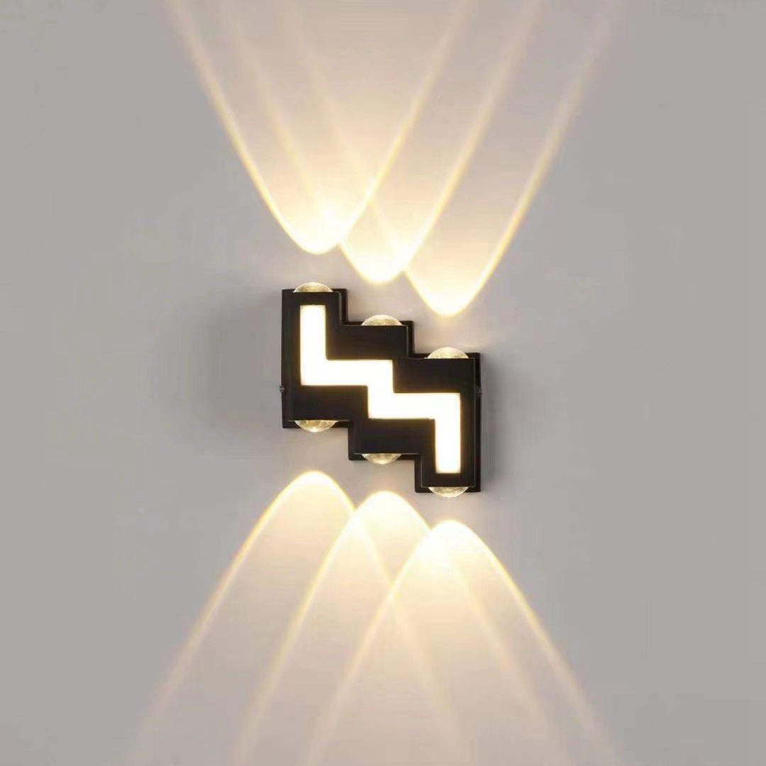 Imperméable à l'eau AC85-265V mural LED applique murale moderne nordique intérieur appliques salon porche extérieur