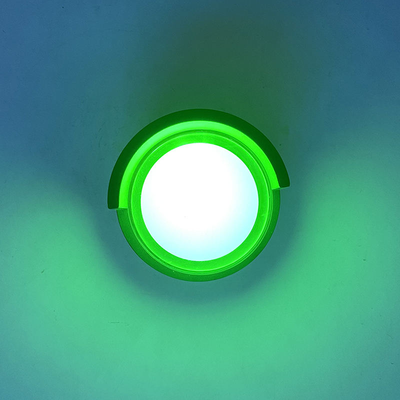 Nouvelle applique murale étanche en acrylique ronde lumière chaude lumière froide RGB avec contrôleur décoration applique murale moderne