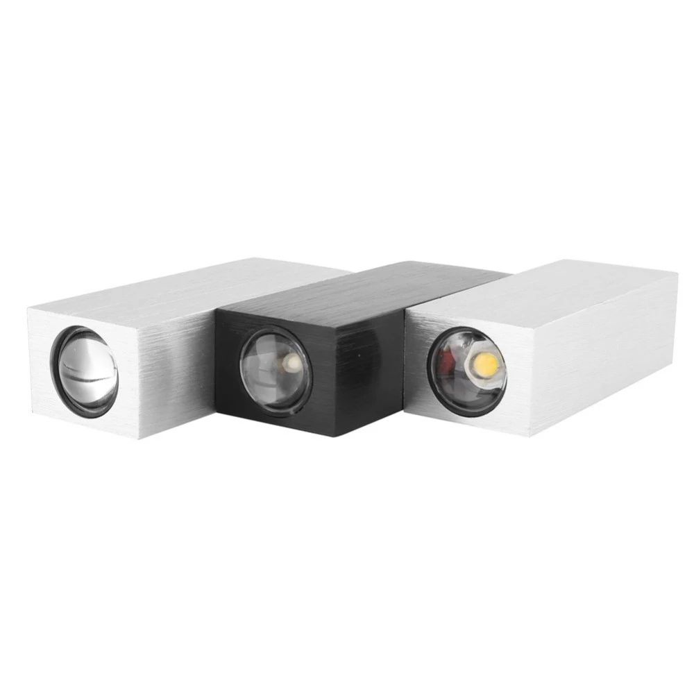 6W ARGENT lumière LED décorative nouvelle applique murale d'escalier extérieur et veilleuse extérieure appliques murales fantaisie lumières pour la maison