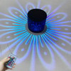3W RGB applique murale fleur applique murale à distance veilleuse murale trou en spirale LED belle applique décorative lumière