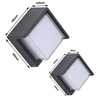 Lampe contrôlée par APP Tuya APP applique extérieure de haute qualité Wifi étanche carré applique murale changement de couleur par lampe d'application intelligente