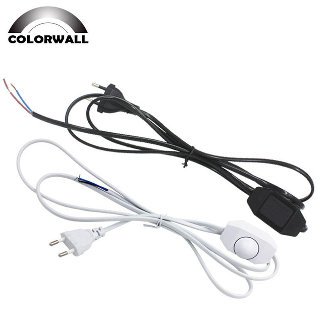 Vente chaude 301 Bouton Dimmable Interrupteur EU Plug Fil 301 gradateur US Plug AC110-220V 1.8M fil