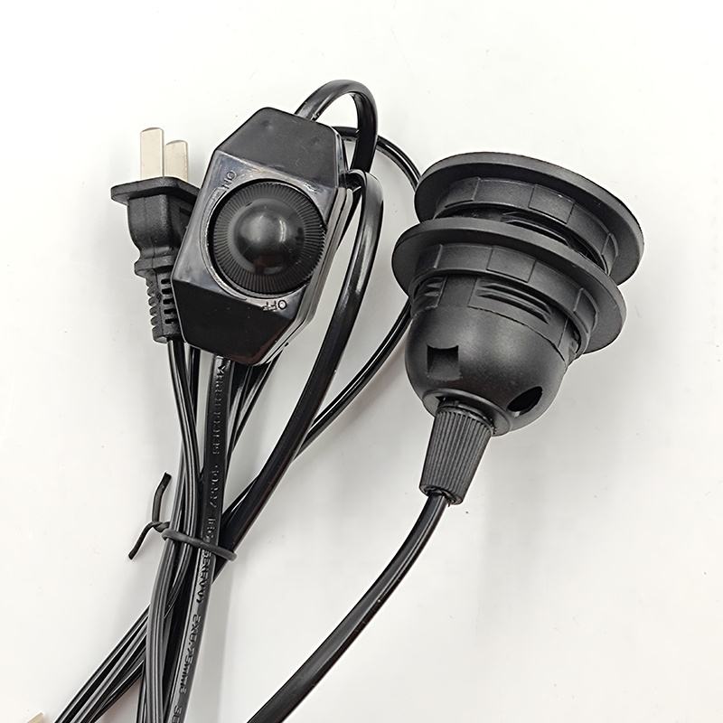 110V 220V 301 gradateur interrupteur à intensité variable E26 E27 prise de fil électrique interrupteur fil 0.75mm 0.5mm 0.35mm E26 support de lampe