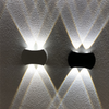 Moderne minimaliste extérieur intérieur hôtel allée couloir porte cour escalier porche LED étanche lune applique murale