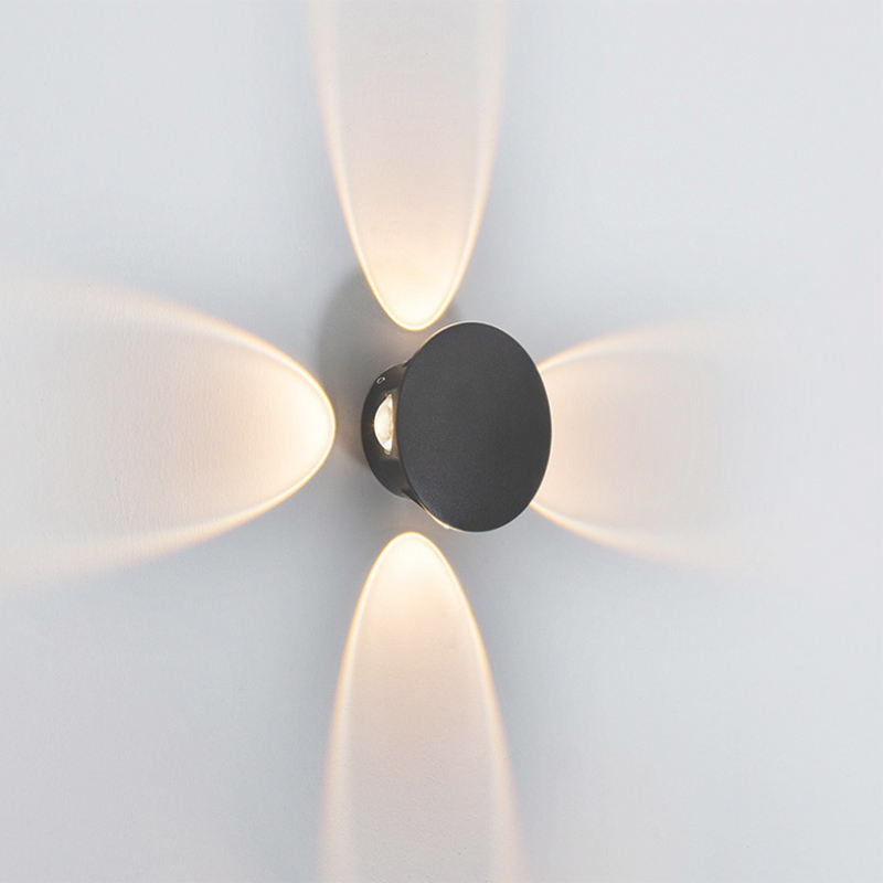 Nouvelle applique murale led moderne minimaliste extérieur salon américain étanche à l'humidité applique murale