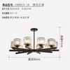 70W Pendentif Lumière salle à manger lustre foyer lustre Noir Led Design Nordique En Aluminium Moderne Lampe Lumineuse Éclairage Salon Salle D'emballage