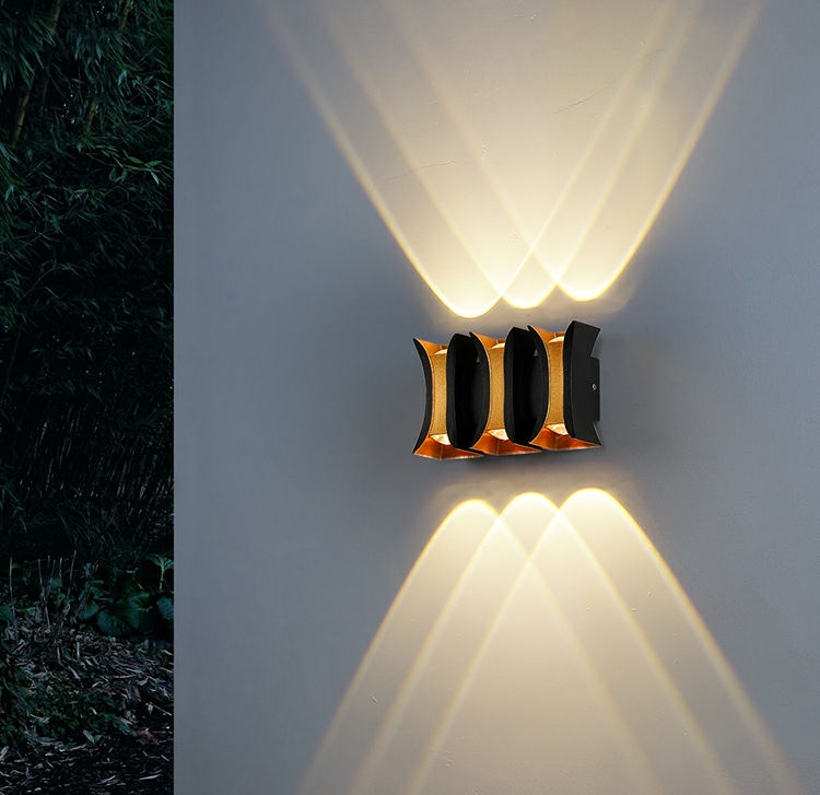 Lampes murales en verre de jardin luminaire extérieur extérieur rétro IP65 étanche LED pour maison porche couloir passerelle et porte Patio