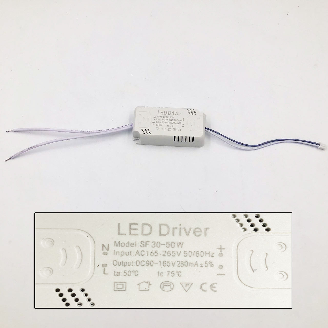 8-120W LED Driver Led Driver Alimentation Transformateur d'éclairage non isolant Entrée AC175-265V Adaptateur de luminaire pour lampe à led