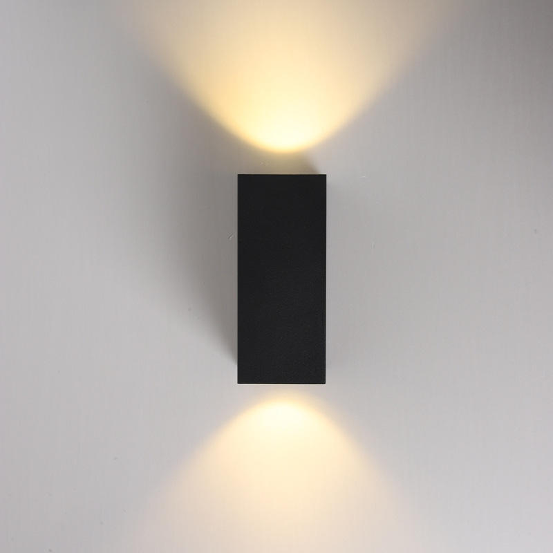12W haut et bas COB moderne mur LED lampe intérieur extérieur éclairage mural étanche applique murale