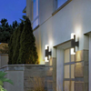 LED Double-tête Applique Carré Extérieur Escaliers Allée Étanche Acrylique Creative Extérieur Mur Lumière Cour Balcon Applique