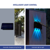 Lumière solaire fixée au mur imperméable à l'eau actionnée solaire extérieure de barrière lumineuse élevée de LED pour la lumière solaire de mur de sécurité de jardin