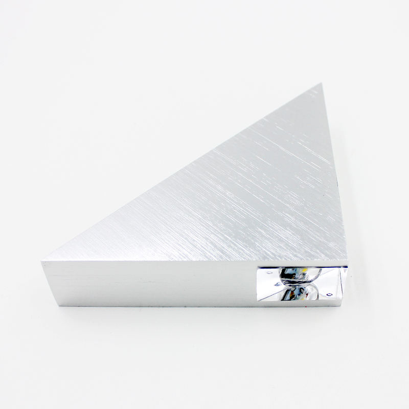 Triangle 3W ruban led applique murale pour éclairage intérieur AC85-265V luminaire en aluminium sans scintillement télécommande appliques murales