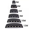 À l'extérieur réglable vers le bas étape couloir Cube cylindre jardin hôtel étanche Cob mur LED lampes 220V éclairage haut et bas