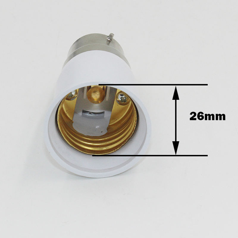 E27 à B22 prise accessoires d'éclairage base prise adaptateur convertisseur pour lampe à LED ampoule baïonnette vis ampoule
