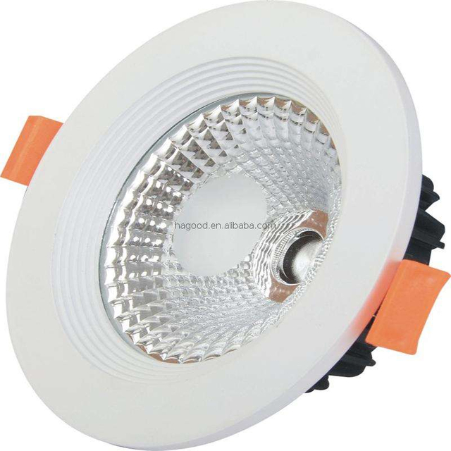 Downlight LED trois températures de couleur COB Plafond Spot Éclairage encastré Lumières Dimmable LED Downlight Led Ampoule Chambre Cuisine Plafond intérieur encastré Lumières